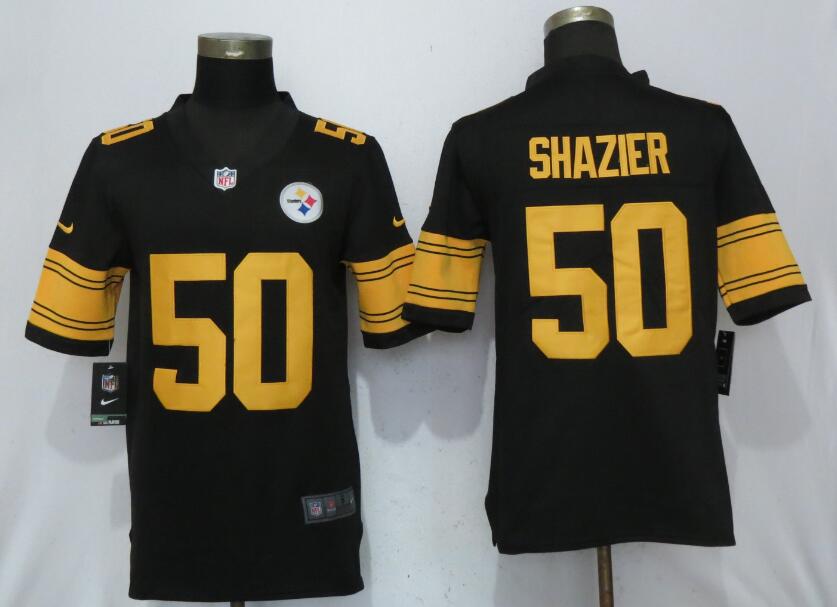 Men Pittsburgh Steelers #50 Shazier Navy Black Color Rush Limited Nike NFL Jerseys->philadelphia eagles->NFL Jersey